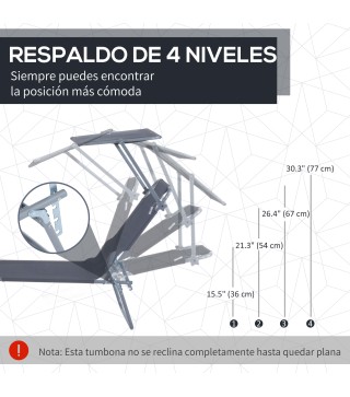 Tumbona Plegable