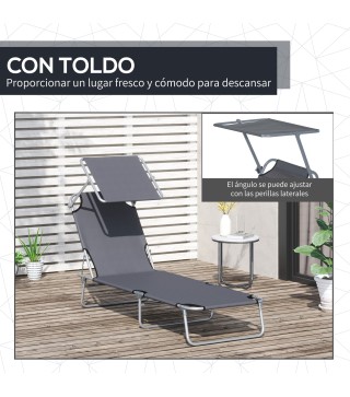 Tumbona Plegable
