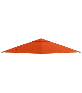 Techo de Repuesto para Cenador, 3x3 m, Cubierta de Repuesto con 8 Orificios de Drenaje, Ventilación y Protección UV, SOLO Toldo