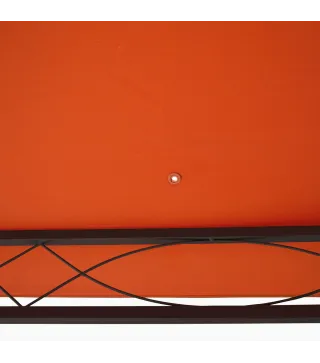 Techo de Repuesto para Cenador, 3x3 m, Cubierta de Repuesto con 8 Orificios de Drenaje, Ventilación y Protección UV, SOLO Toldo