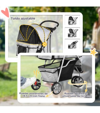 Cochecito para Perro y Gato