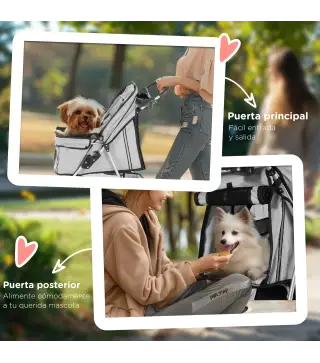 Cochecito para Perro y Gato