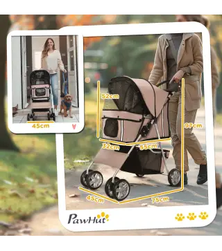 Cochecito para Perro y Gato