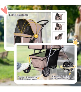 Cochecito para Perro y Gato