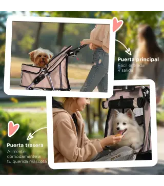 Cochecito para Perro y Gato