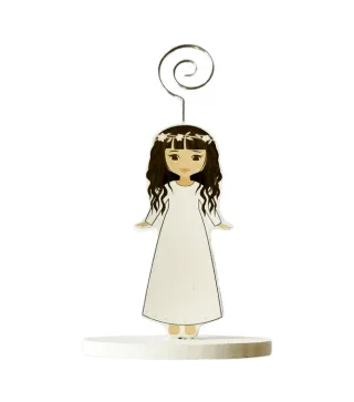 PINZA PORTAFOTOS MADERA 1ª COMUNIÓN