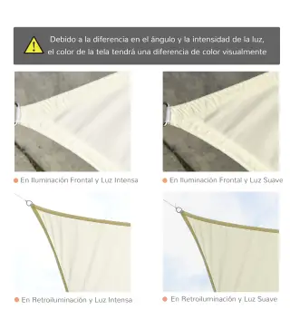 Toldo de Vela Rectangular