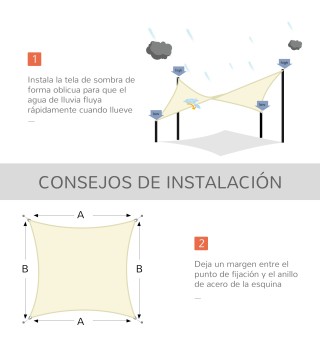 Toldo de Vela Rectangular