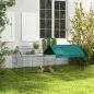 Jaula para Animales Pequeños de Acero con Puertas y Tela Superior para Conejos Chinchillas Gallinas 185x75x75 cm Verde Jaula para Animales Pequeños de Acero con Puertas y Tela Superior para Conejos Chinchillas Gallinas 185x75x75 cm Verde