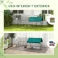 Jaula para Animales Pequeños de Acero con Puertas y Tela Superior para Conejos Chinchillas Gallinas 185x75x75 cm Verde Jaula para Animales Pequeños de Acero con Puertas y Tela Superior para Conejos Chinchillas Gallinas 185x75x75 cm Verde