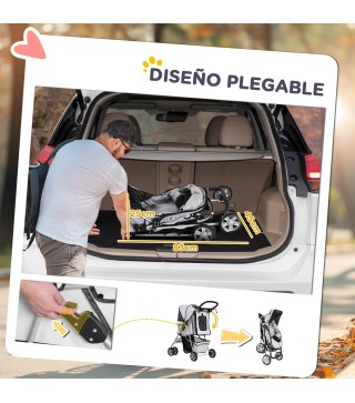 Cochecito para Perro y Gato