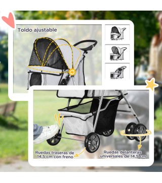 Cochecito para Perro y Gato
