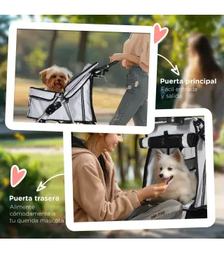 Cochecito para Perro y Gato