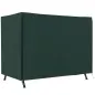 Funda para Balancín de Jardín con Cremallera Cubierta para Muebles de Exterior 205x124x164 cm Verde Oscuro