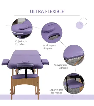 Camilla de Masaje Plegable