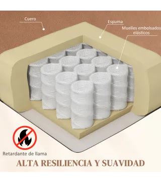 Sillón Relax Reclinable Eléctrico Levanta Personas con Masaje Vibratorio y Calor Control Remoto Reposapiés Marrón