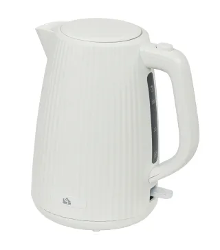 Hervidor Eléctrico 1,7L 2025W con Filtro Antical Desmontable Apagado Automático Base Giratoria 360° Crema