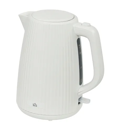 Hervidor Eléctrico 1,7L 2025W con Filtro Antical Desmontable Apagado Automático Base Giratoria 360° Crema