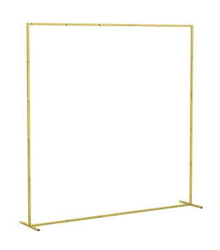 Arco de Jardín para Rosas de Metal Arco de Boda Resistente a la Intemperie para Decoración Patio 200x40x200 cm Dorado