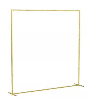 Arco de Jardín para Rosas de Metal Arco de Boda Resistente a la Intemperie para Decoración Patio 200x40x200 cm Dorado