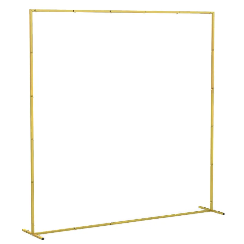 Arco de Jardín para Rosas de Metal Arco de Boda Resistente a la Intemperie para Decoración Patio 200x40x200 cm Dorado