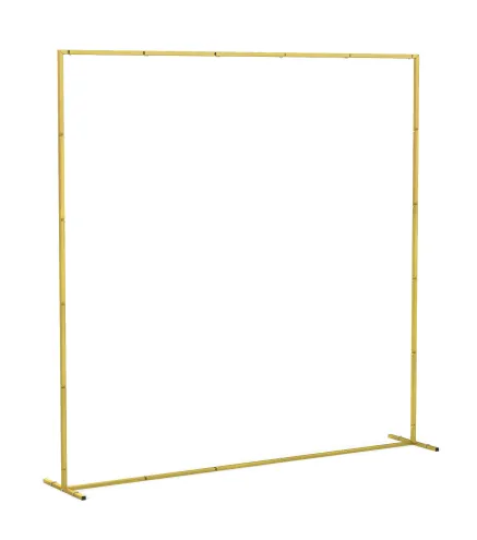 Arco de Jardín para Rosas de Metal Arco de Boda Resistente a la Intemperie para Decoración Patio 200x40x200 cm Dorado