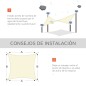 Toldo de Vela Rectangular Toldo de Vela Rectangular