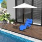 Tumbona Plegable y Reclinable Tumbona Plegable y Reclinable