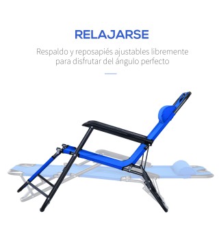 Tumbona Plegable y Reclinable