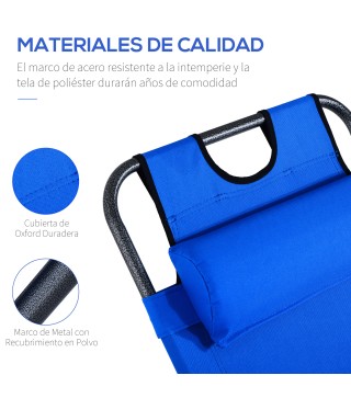 Tumbona Plegable y Reclinable