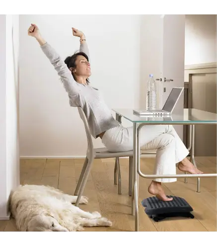 Reposapies de Oficina Ajustable Ergonomico Escritorio Oficina Soporte para Pies Reposapies Ajustable Ergonomico para Escritorio