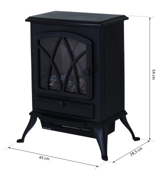 Chimenea Eléctrica Móvil