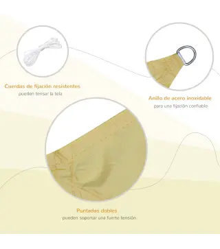 Toldo de Vela Rectangular