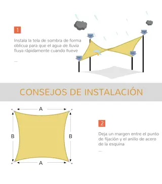 Toldo de Vela Rectangular