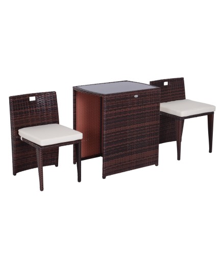 Conjunto 1 Mesa y 2 Sillas