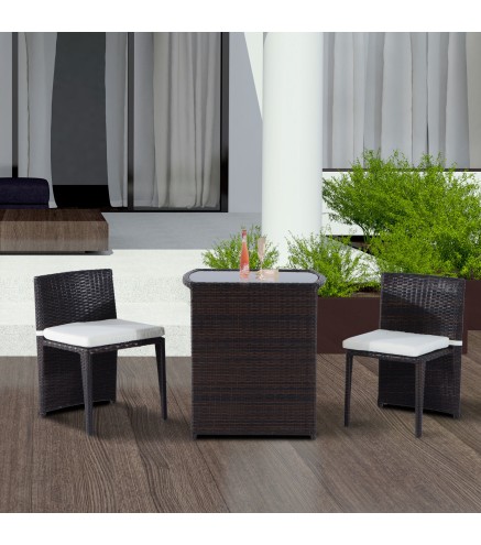 Conjunto 1 Mesa y 2 Sillas
