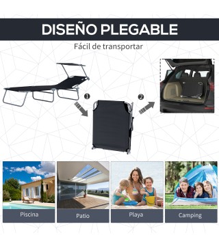 Tumbona Plegable