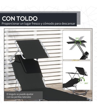 Tumbona Plegable