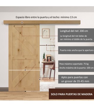 Kit Instalacion Puerta Corredera