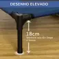 Cama Elevada para Perros Gatos Portátil Cama para Mascotas con Zona de Malla Transpirable y Tela Oxford para Interior Exterior 9
