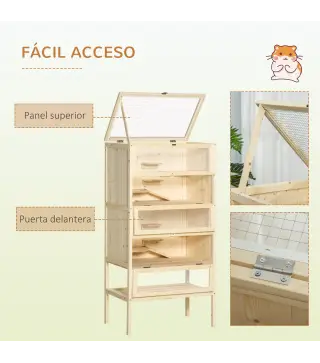 Jaula Madera para Hámster