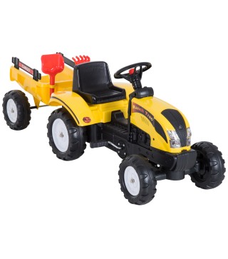Tractor Pedal con Remolque