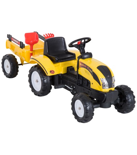 Tractor Pedal con Remolque