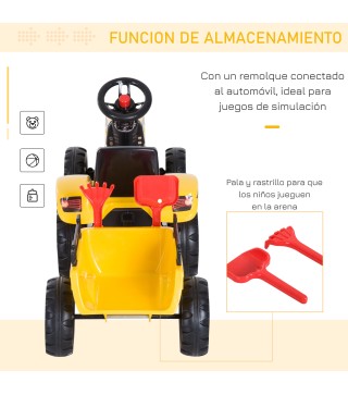 Tractor Pedal con Remolque