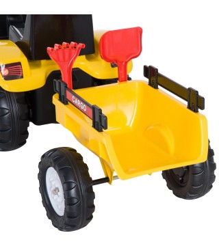 Tractor Pedal con Remolque