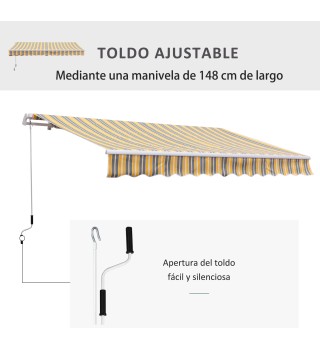 Toldo Manual Plegable