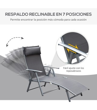 Tumbona Plegable