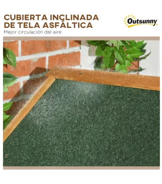 Cobertizo para Almacenaje de Herramientas 77x54,2x179 cm 0,3 m² Armario de Jardín de Madera con 3 Estantes y 2 Puertas