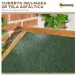 Cobertizo para Almacenaje de Herramientas 77x54,2x179 cm 0,3 m² Armario de Jardín de Madera con 3 Estantes y 2 Puertas