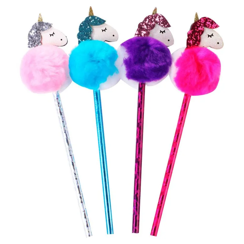 LAPICERO POMPÓN UNICORNIO
